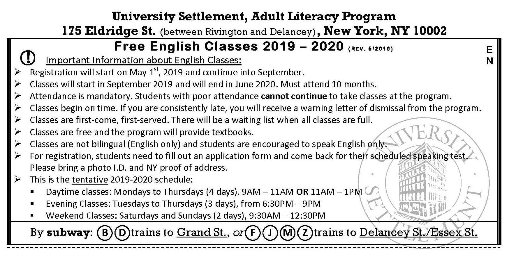 Free English Classes Us Adult Literacy